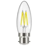 Energizer LED Filament Candle Light Bulb B22 (BC) 470lm 4W 2,700K (Warm White) (1 Pack) – view 2