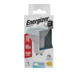 Energizer LED GU10 Light Bulb 450lm 4.8W 6,500K (Daylight) (1 Pack)
