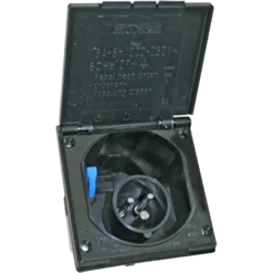 Fawo 240v Flush Mains Inlet – Black