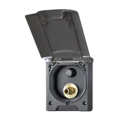 Fawo Outdoor Shower Black with switch for pump