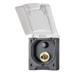 Fawo Outdoor Shower White with switch for pump