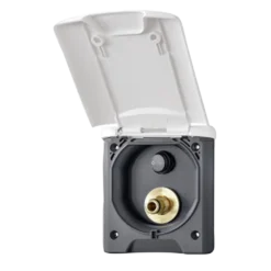 Fawo Outdoor Shower White with switch for pump