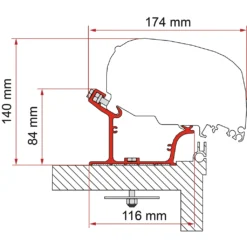 Fiamma Adapter Adria Caravan 500