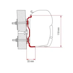 Fiamma Adapter Hymer 2016 400