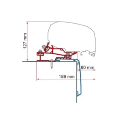 Fiamma Adapter Rapido C Line 425