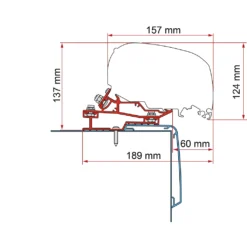 Fiamma Adapter Rapido C55I C86I 500