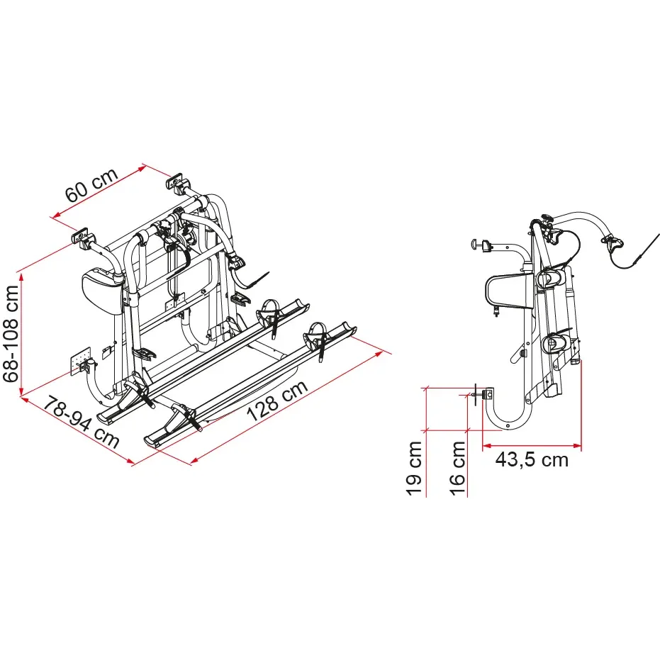Fiamma Carry-Bike Lift 77 – view 2