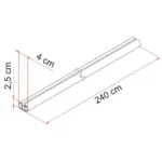 Fiamma Fixing Bar Pro L – view 2