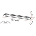 Fiamma Garage Bars Premium 60