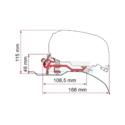Fiamma Kit Ducato (H2/L2/L3)>06 DB LHD/RHD