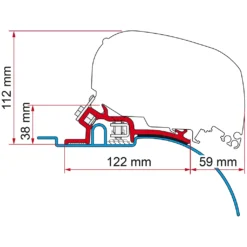 Fiamma Kit Ducato/Jumper/Boxer H2 <06