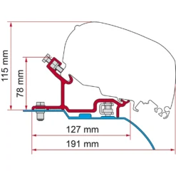 Fiamma Kit Ducato/Jumper/Boxer H3