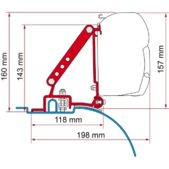 Fiamma Kit Ducato/Jumper/Boxer HR <06