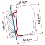 Fiamma Kit Ford Transit H2/H3