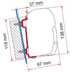 Fiamma Kit Ford Transit H2/H3