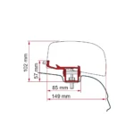 Fiamma Kit NV350 Total Black (F40) – RHD