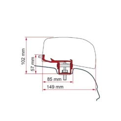 Fiamma Kit NV350 Total Black (F40) – RHD