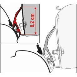 Fiamma Kit Rain Guard California