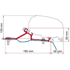 Fiamma Kit Renault Master H2 >10