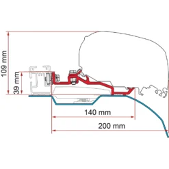 Fiamma Kit Smart CLamp Ducato F80S