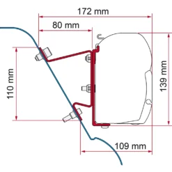Fiamma Kit Sprinter/Westfalia/Crafter H3