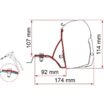 Fiamma Kit Trafic/Vivaro/NV300/Talento >14