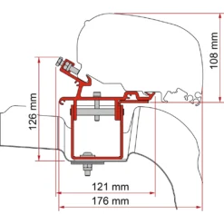 Fiamma Kit VW Crafter H3 DB RHD