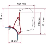 Fiamma Kit VW T5/T6 Lift Roof DB-RHD (F43)