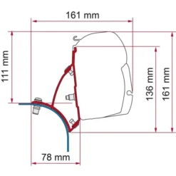 Fiamma Kit VW T5/T6 Lift Roof DB-RHD (F43)