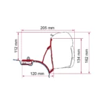 Fiamma Kit VW T5/T6 Transporter/Multivan RHD