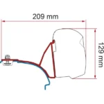 Fiamma Kit VWt5/T6 Multivan Rail RHD (F43)