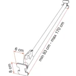Fiamma Luggage Bar – view 2