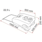 Fiamma Roll-Tank 23 F (KTW) – view 2