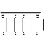 Fiamma Roof Rail Ducato – Deep Black