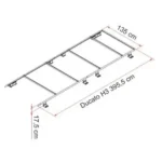 Fiamma Roof Rail Ducato H3 – RHD – view 2