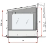 Fiamma Side W Pro Shade F45/F80S – Left