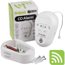 Firehawk CO10-RF RF CO2 Alarm 10 Year Battery