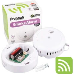 Firehawk FHB10-RF RF Link Optical Smoke Alarm 10 Year Battery