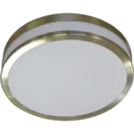 Galluna Satin Silver Flush Light Fitting