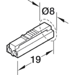 Hafele Loox5 LED Mod Lights Conection Lead – view 2