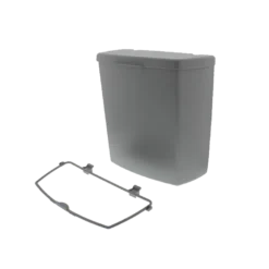 Hartal 3 Piece Door Bin Set – Traffic Grey (No fittings)