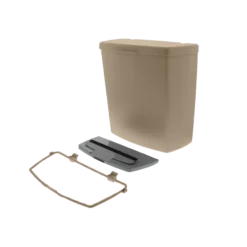 Hartal 5 Piece Door Bin Set – Grey Beige