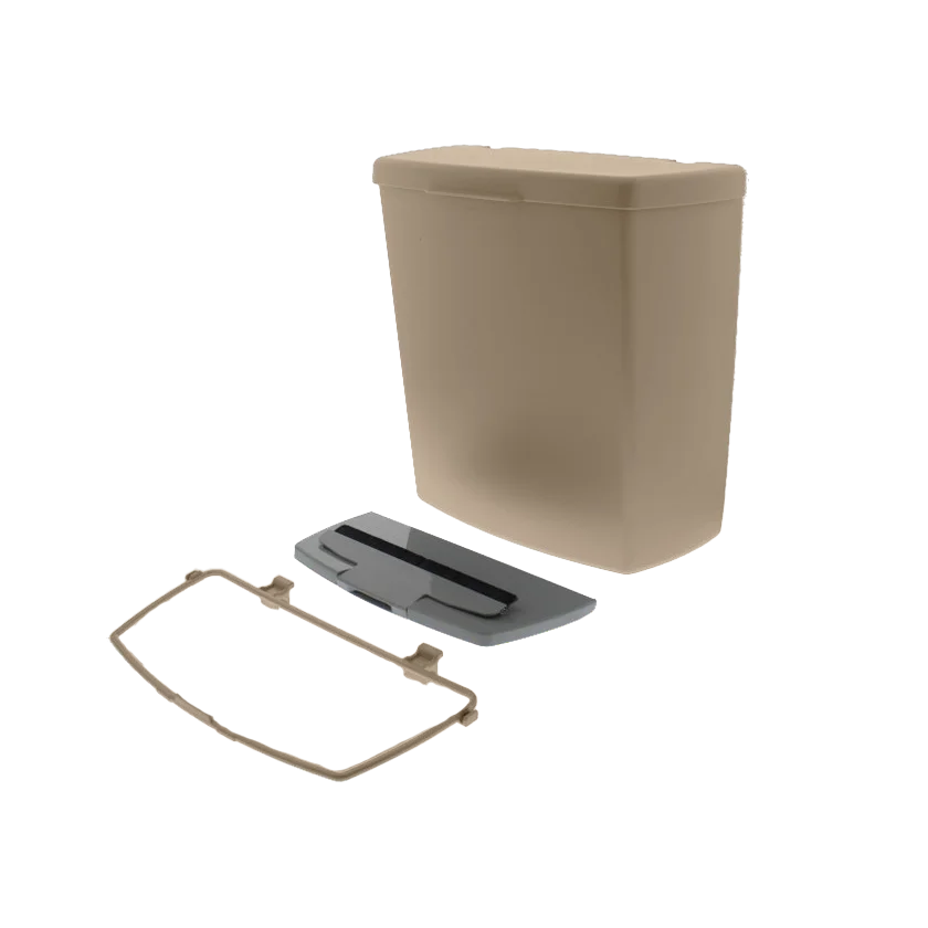 Hartal 5 Piece Door Bin Set – Grey Beige
