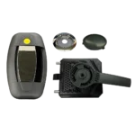 Hartal Evoline Right Hand Complete Lock – Black/Bright Chrome Suits HSC
