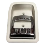 Hartal Inner Door Handle – Cream with Chrome Handle