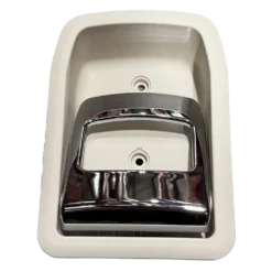 Hartal Inner Door Handle – Cream with Chrome Handle