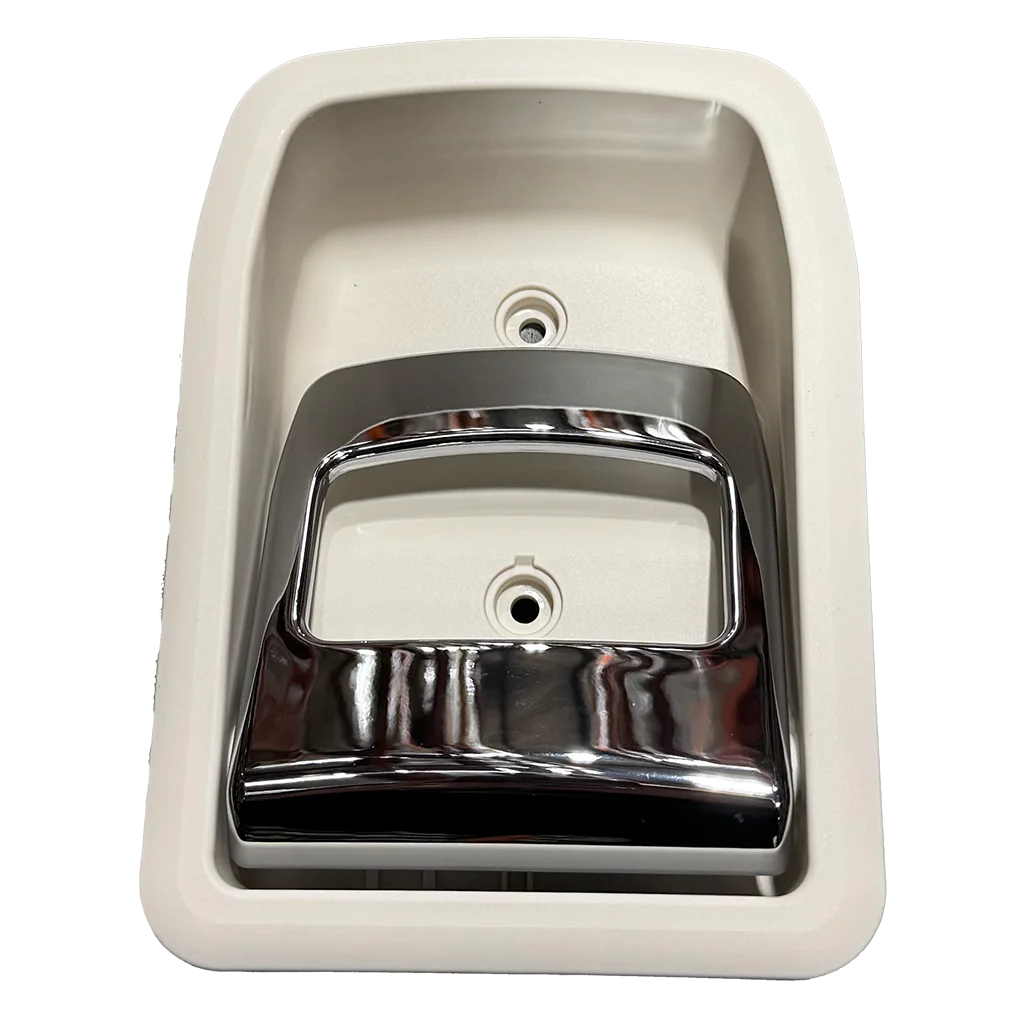 Hartal Inner Door Handle – Cream with Chrome Handle