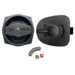 Hartal Left Hand Bar Grip Black Complete Lock suits West Alloy