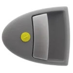 Hartal Left Hand Triangle Outer Handle, Grey, suits HSC