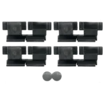 Hartal Standard Flyscreen Clips Black (4 Pack)